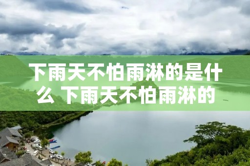 下雨天不怕雨淋的是什么 下雨天不怕雨淋的是什么雨衣和雨伞是什么生肖 下雨天不怕雨淋的是什么 下雨天不怕雨淋的是什么雨衣和雨伞是什么生肖