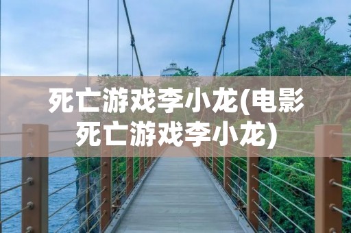 死亡游戏李小龙(电影死亡游戏李小龙)
