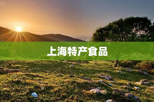 上海特产食品：传承百年的美食文化