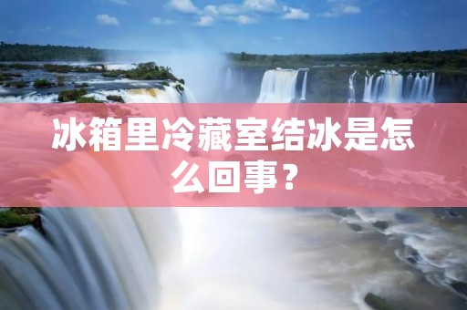 冰箱里冷藏室结冰是怎么回事? 冰箱里冷藏室结冰是怎么回事?