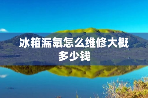 冰箱漏氟怎么维修大概多少钱