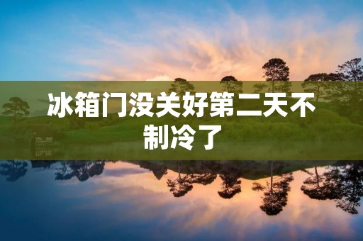 冰箱门没关好第二天不制冷了：原因与解决方法