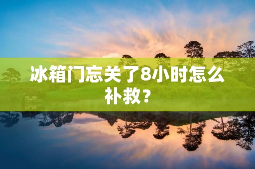 冰箱门忘关了8小时怎么补救？