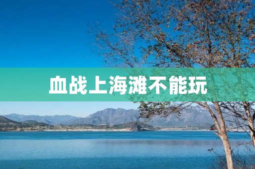 血战上海滩不能玩：一个令人上瘾的网络游戏的危险性揭秘