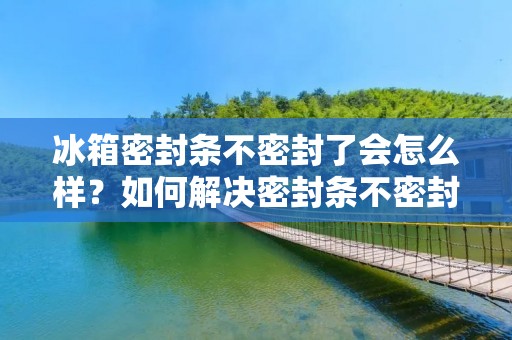 冰箱密封条不密封了会怎么样？如何解决密封条不密封的问题？