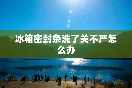 冰箱密封条洗了关不严怎么办