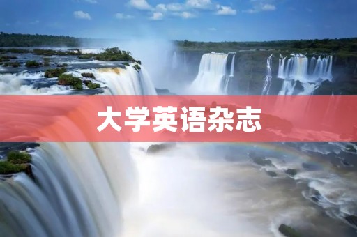 大学英语杂志：提升英语水平的必备读物