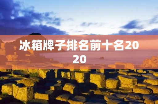 冰箱牌子排名前十名2020:品质与创新的巅峰对决 冰箱牌子排名前十名2020:品质与创新的巅峰对决