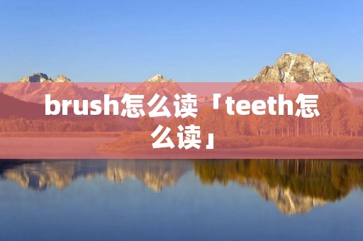 brush怎么读「teeth怎么读」