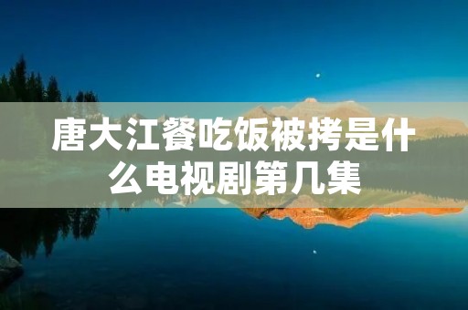 唐大江餐吃饭被拷是什么电视剧第几集