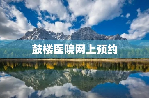 鼓楼医院网上预约：为您带来便捷的就医体验