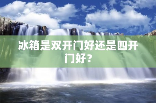冰箱是**门好还是四开门好？