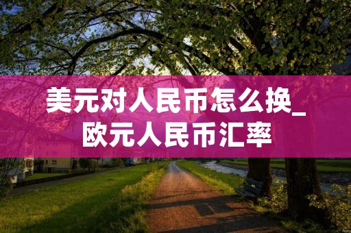 美元对人民币怎么换_欧元人民币汇率