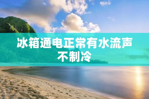 冰箱通电正常有水流声不制冷:可能存在的问题及解决方法 冰箱通电正常有水流声不制冷:可能存在的问题及解决方法