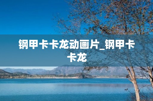 钢甲卡卡龙动画片_钢甲卡卡龙