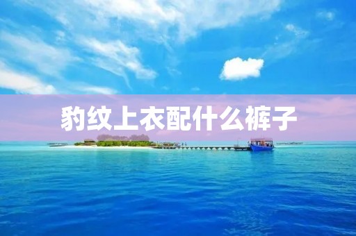豹纹上衣配什么裤子