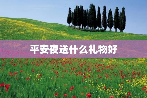 平安夜送什么礼物好
