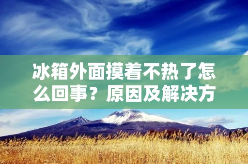 冰箱外面摸着不热了怎么回事?原因及解决方法详解 冰箱外面摸着不热了怎么回事?原因及解决方法详解