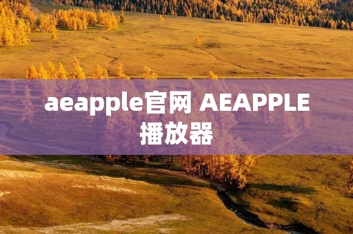 aeapple官网 AEAPPLE播放器