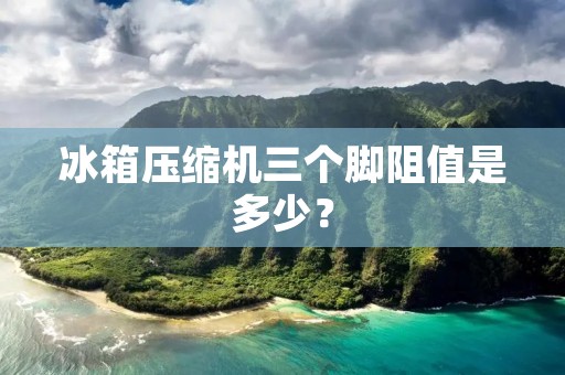 冰箱压缩机三个脚阻值是多少? 冰箱压缩机三个脚阻值是多少?
