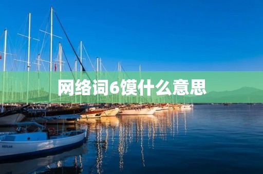 网络词6馍什么意思