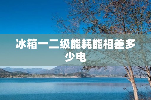 冰箱一二级能耗能相差多少电 冰箱一二级能耗能相差多少电