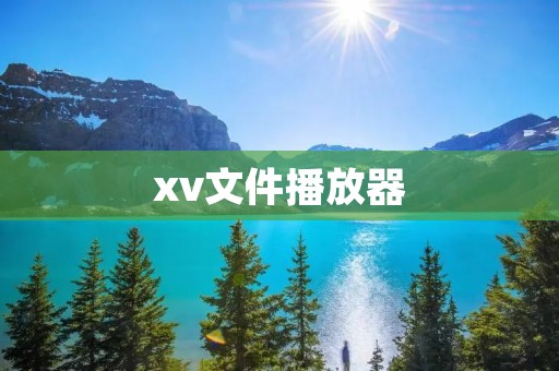 xv文件播放器：高效实用的多媒体文件播放工具