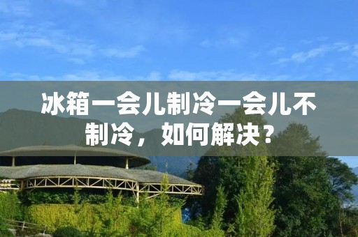 冰箱一会儿制冷一会儿不制冷，如何解决？