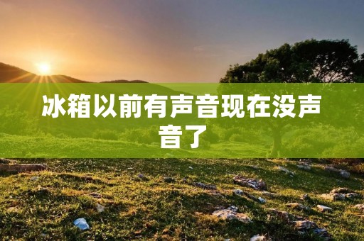 冰箱以前有声音现在没声音了:故障原因与解决方法 冰箱以前有声音现在没声音了:故障原因与解决方法