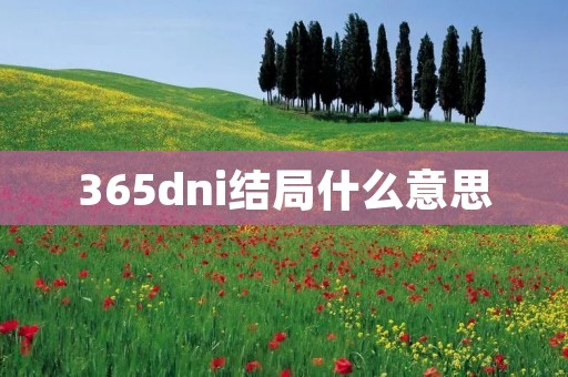 365dni结局什么意思