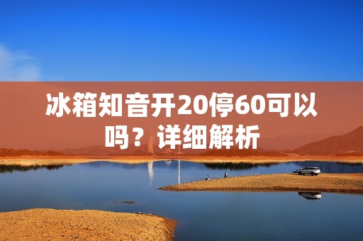 冰箱知音开20停60可以吗？详细解析