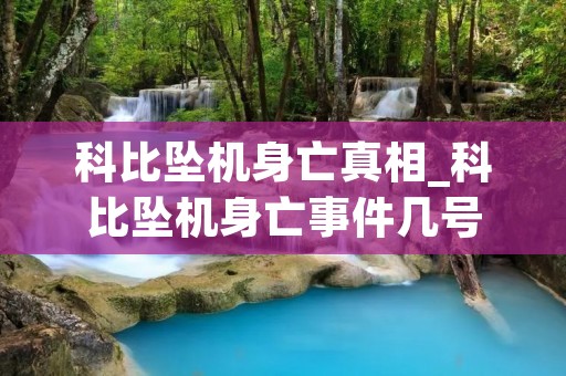 科比坠机身亡真相_科比坠机身亡事件几号