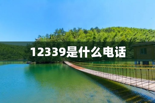 12339是什么** 12339是什么**