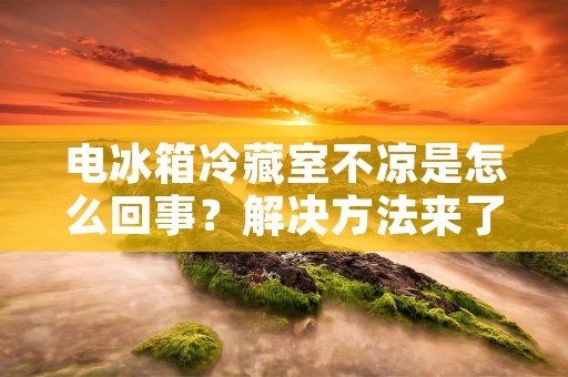 电冰箱冷藏室不凉是怎么回事?解决方法来了! 电冰箱冷藏室不凉是怎么回事?解决方法来了!