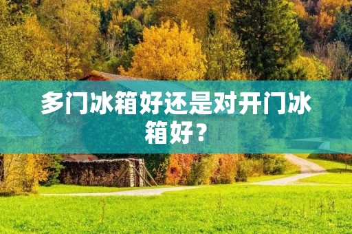 多门冰箱好还是对开门冰箱好?