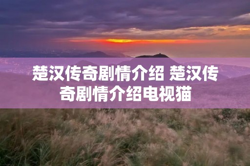 楚汉传奇剧情介绍 楚汉传奇剧情介绍电视猫