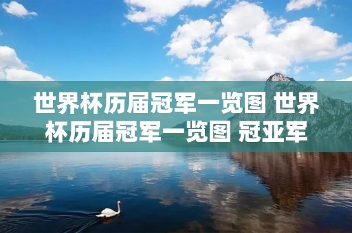 世界杯历届冠军一览图 世界杯历届冠军一览图 冠亚军