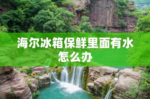 海尔冰箱保鲜里面有水怎么办