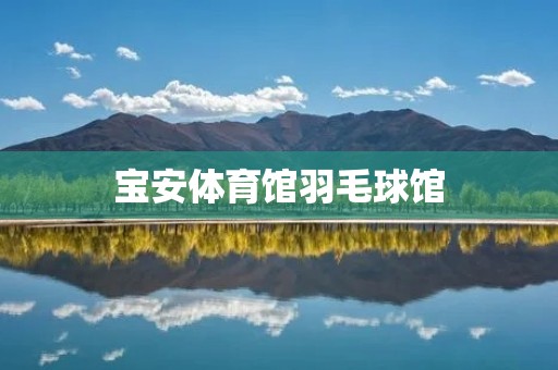 宝安体育馆羽毛球馆:打造羽毛球爱好者的天堂 宝安体育馆羽毛球馆:打造羽毛球爱好者的天堂