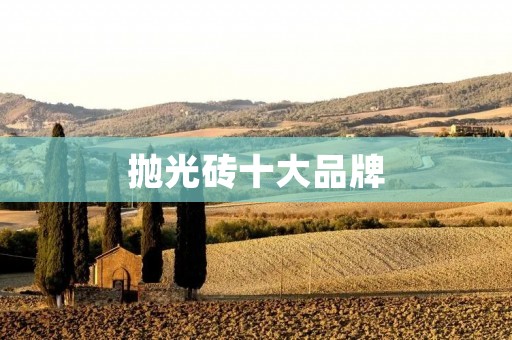 抛光砖十大品牌:为您推荐优质的抛光砖品牌 抛光砖十大品牌:为您推荐优质的抛光砖品牌
