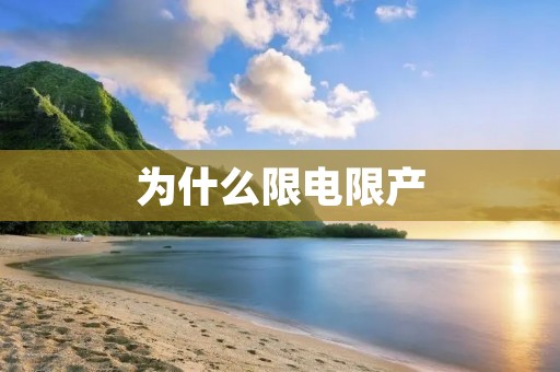 为什么限电限产