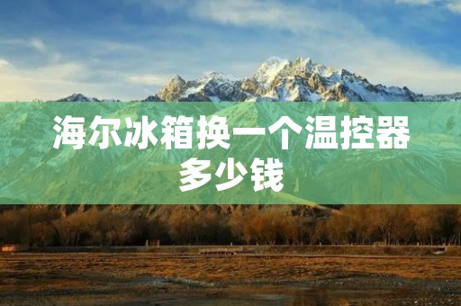 海尔冰箱换一个温控器多少钱