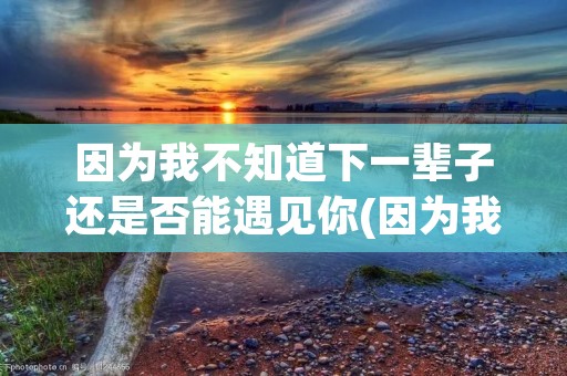 因为我不知道下一辈子还是否能遇见你(因为我不知道下一辈子还是否能遇见你英文)