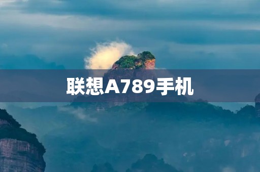 联想A789手机：领先科技与卓越性能的完美结合
