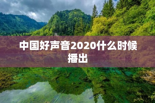 中国好声音2020什么时候播出 中国好声音2020什么时候播出