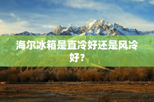 海尔冰箱是直冷好还是风冷好？