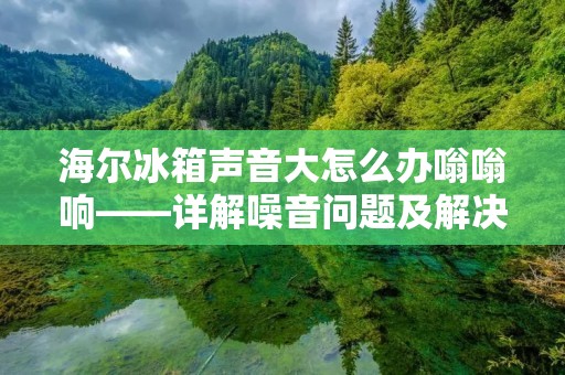 海尔冰箱声音大怎么办嗡嗡响——详解噪音问题及解决方案