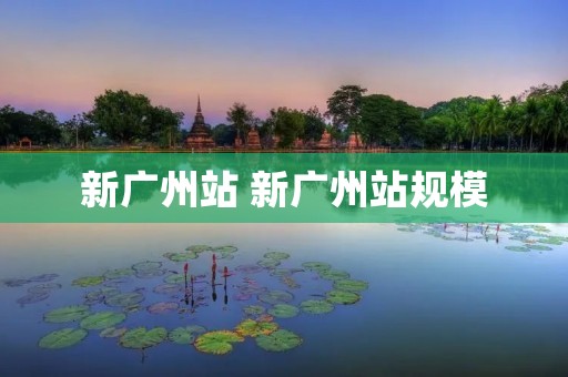 新广州站 新广州站规模