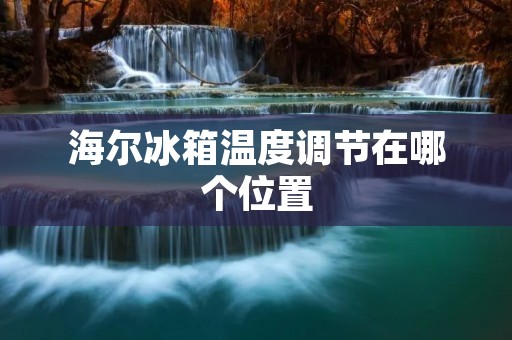 海尔冰箱温度调节在哪个位置