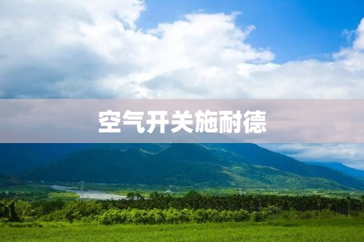 空气开关施耐德:可靠性与高效性的完美结合 空气开关施耐德:可靠性与高效性的完美结合